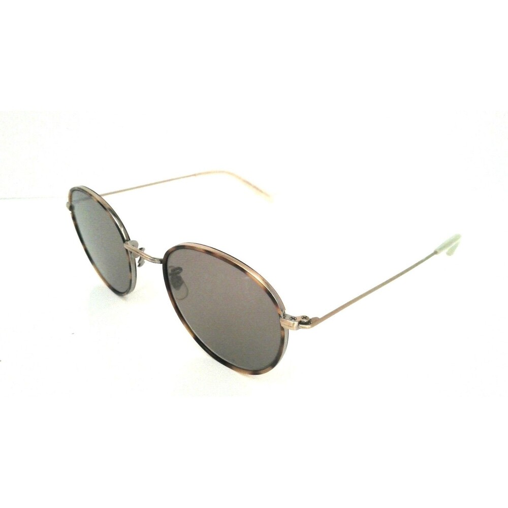 Garrett Leight California Paloma 4329 Round Tortoise & Gold Sunglasses